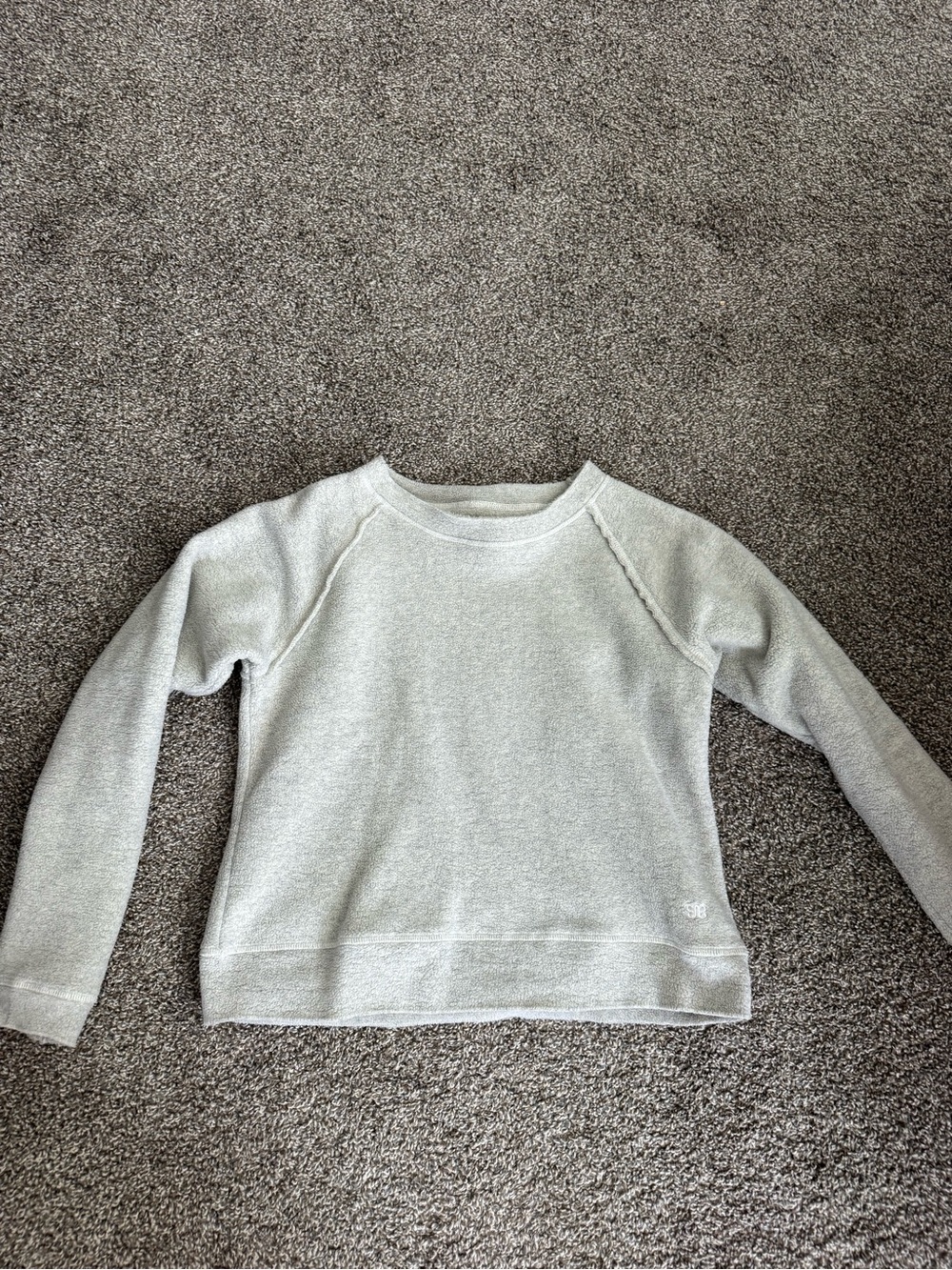 Albion Light Gray Crewneck Sweater